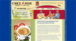 Desktop Screenshot of chez-jose.com